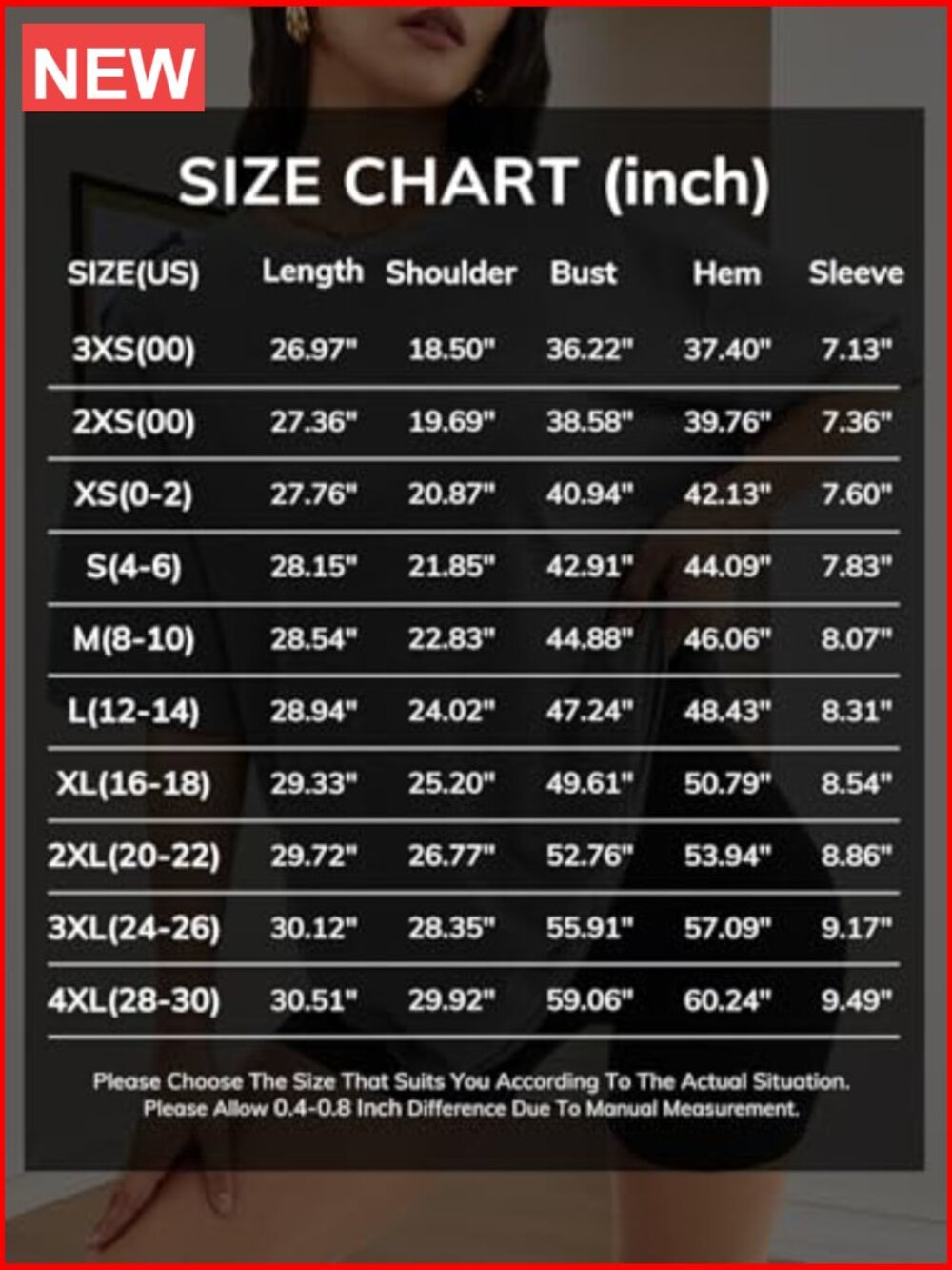 Oversized Loose Fit T-Shirt Crew Neck Short Sleeve Casual Tee - Picture 6 of 7